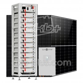 Солнечная электростанция СЭС  SUNSYNK 50кВт/ High Voltage LiFePO4  61,44кВт·ч/ 88x DMEGC 590Вт